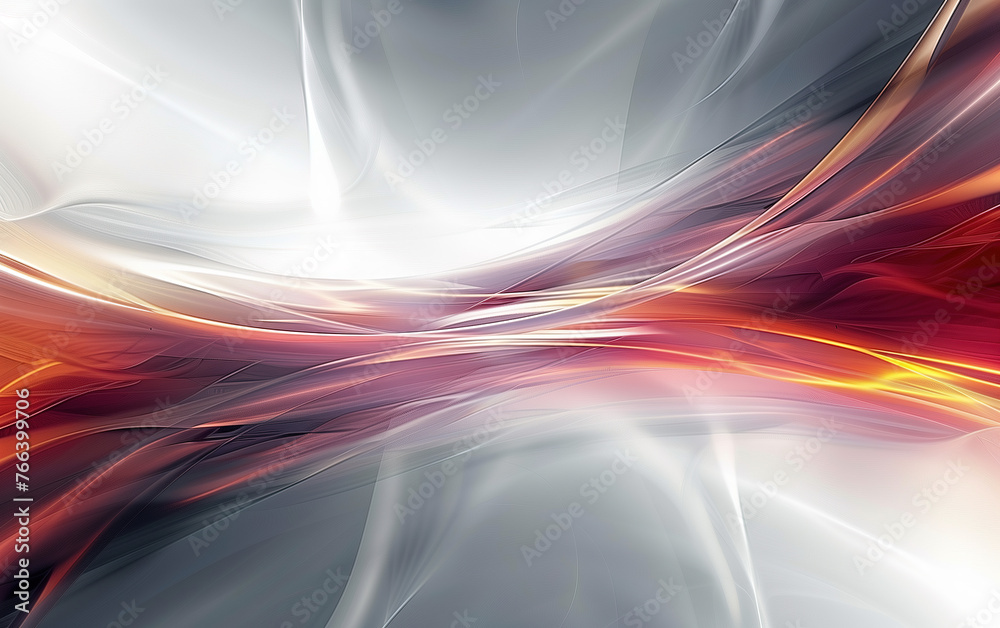 Wall mural gray tone curve abstract background,created with generative ai tecnology.
