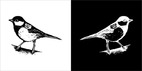 Illustration vector graphics of bird icon