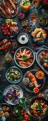 Illustrate the joy of discovering new tastes and cultures through a series of eye-level angle images showcasing immersive culinary experiences from around the world 