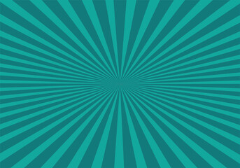 Blue color burst background. Vector illustration