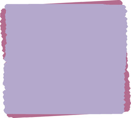 ラベンダー色のメモ