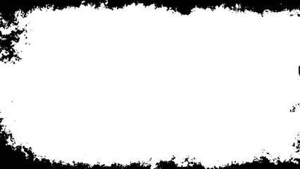 Editable vector grunge border texture effect