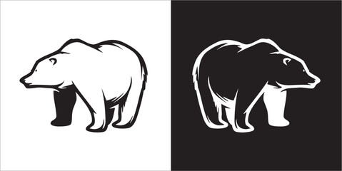 Illustration vector graphics of bear icon