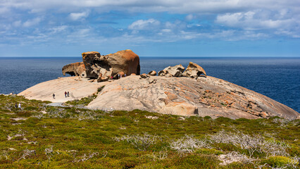 Remarkable Rocks in Flinders Chase National Park. Kangaroo Island, South Australia.