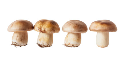Mushrooms isolated on a white background