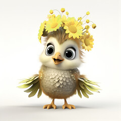 Fototapeta premium Enjoy this pet's vibrant, eye-catching, 3d colors.
