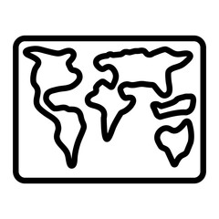 Continent Icon