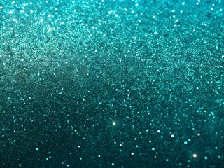 Shimmering turquoise glitter background