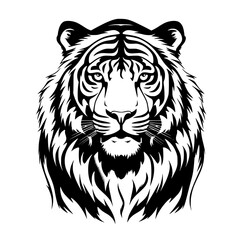 white tiger head