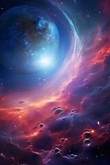 Swirling Cosmic Nebula