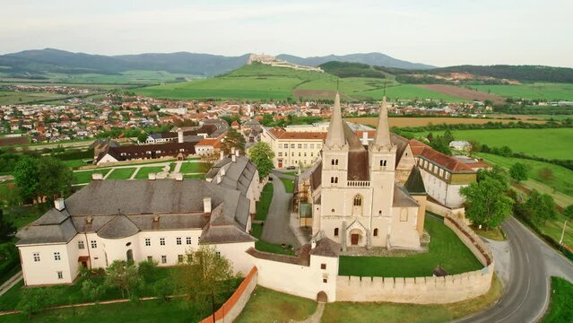 Chapter Spisska and Spis Castle at background, Spisske Podhradie, Slovakia