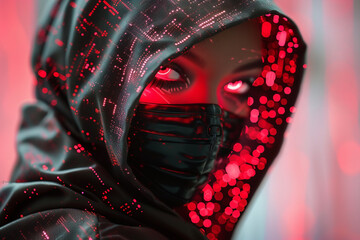 Cyberpunk-inspired metaverse fashion collection, born from a collaboration between leading virtual couturiers and iconic cyber artists, showcasing in a high-energy, virtual underground fashion show