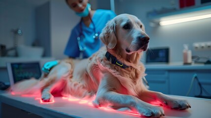 Advanced Wearable Health Monitors Showcased in Cutting-Edge Veterinary Clinic Setting