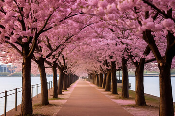 Naklejka premium autumn in the park.