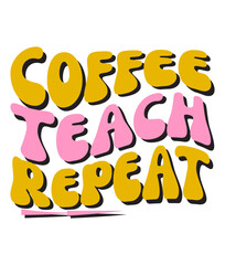 Retro, Teacher  Craft Design. T-shirt Design. Illustration