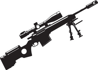 Sniper Rifle Silhouettes Sniper Rifle EPS Vector Sniper Clipart