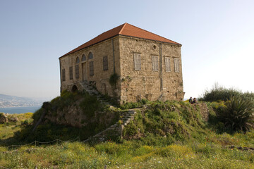 Lebanon ancient Byblos on a sunny spring day