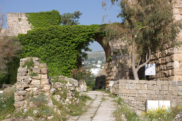 Lebanon Beirut ancient Tire on a sunny spring day