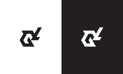 GL logo, monogram unique logo, black and white logo, premium elegant logo, letter GL Vector minimalist	 - obrazy, fototapety, plakaty