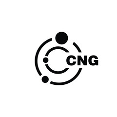 CNG letter logo design on white background. CNG logo. CNG creative initials letter Monogram logo icon concept. CNG letter design