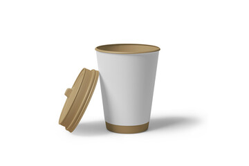 Paper cup, Coffee cup Transparent Mockup