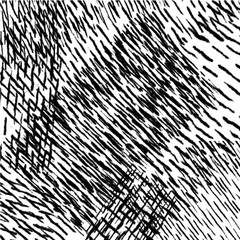 Abstract Brush Stroke Decoration Design