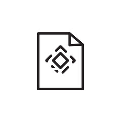 Blanket Cover Duvet Line Icon