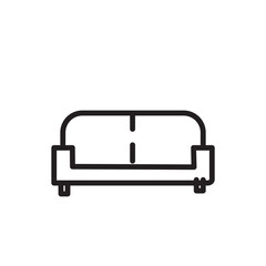 Couch Fabric Home Line Icon