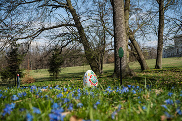 easter egg in the park