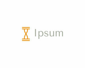 Abstract letter X linear logo concept. Creative minimalist monogram. Universal  logotype.