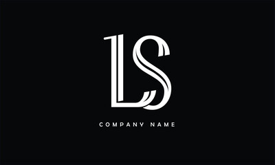 SL, LS, S, L Abstract Letters Logo Monogram