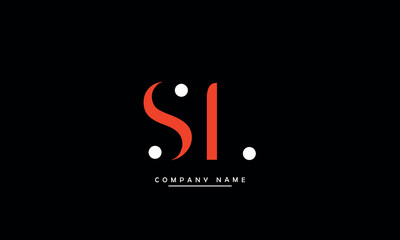 SL, LS, S, L Abstract Letters Logo Monogram