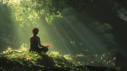 natural beauty, sunlight, peacefulness, meditation in nature, inner peace, sun rays, mindfullnes