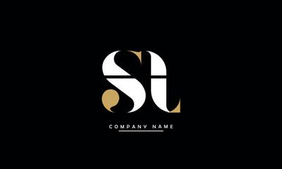 SL, LS, S, L Abstract Letters Logo Monogram