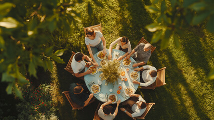 Family garden festival.