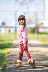 Portrait of a child in Oradea Romania