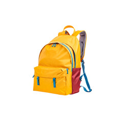 Backpack isolated on white background