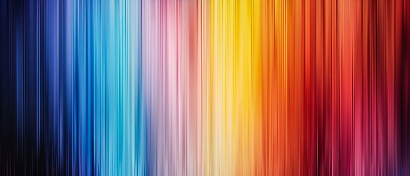 Elevate your designs with this vibrant abstract gradient backdrop. Featuring blurred vertical lines in red, blue, yellow, green, purple, and pink. Ideal for design, wallpaper, art, creative projects