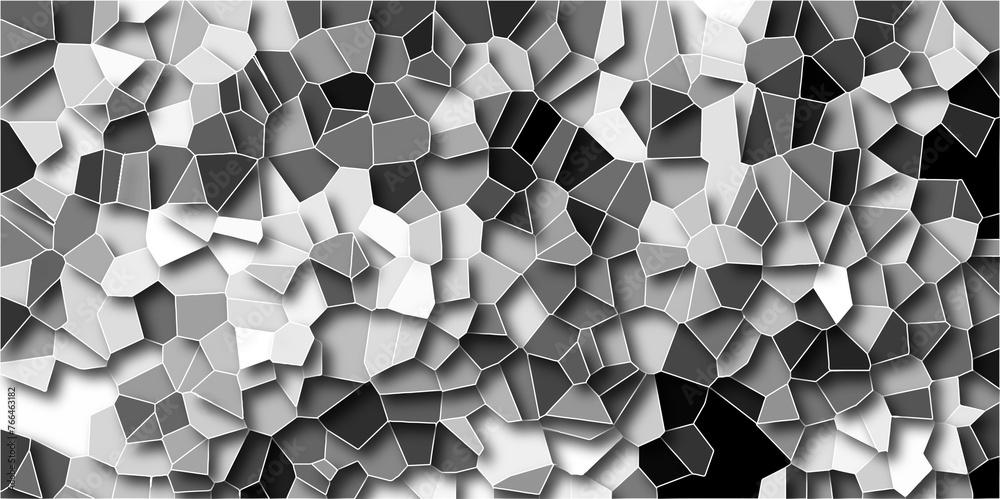 Poster multicolor broken stained glass background with white lines. aqua texture geometric modern creative 