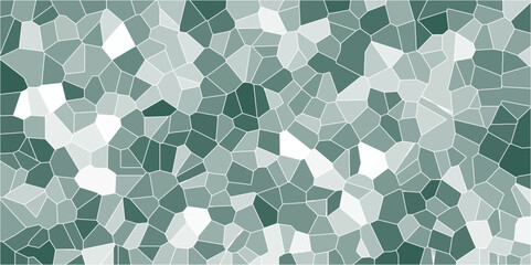 Multicolor Broken Stained Glass Background with white lines. Aqua texture Geometric Modern creative background. Geometric Retro tiles pattern.