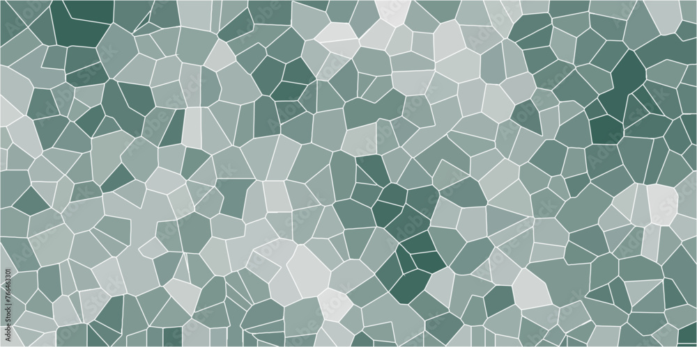 Poster multicolor broken stained glass background with white lines. aqua texture geometric modern creative 