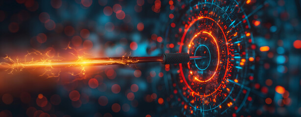 Business. Interconnected nodes, data streams connecting these nodes, vibrant colors showing active data exchange.