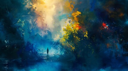 In the realm of dreams, the eye becomes a portal to surreal landscapes, where reality and imagination intertwine.