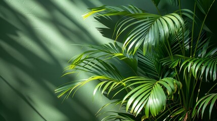 Blurry Palm Tree in Sunlight