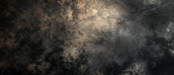 Acid etched and sandblasted distressed steel surface. Industrial metallic aesthetic. Graphic resource background and wallpaper.