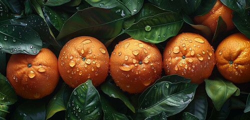 orange in water