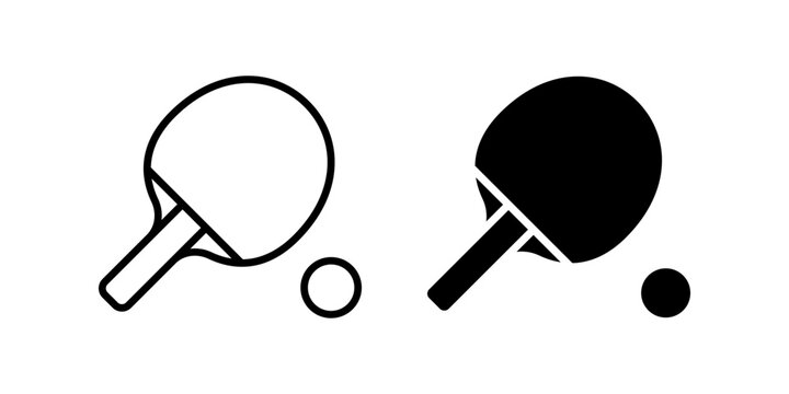 Ping Pong icon. Table Tennis sign. for mobile concept and web design. vector illustration