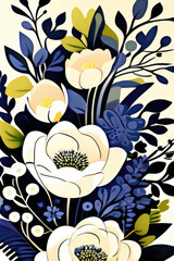 Beautiful flower. Floral background.