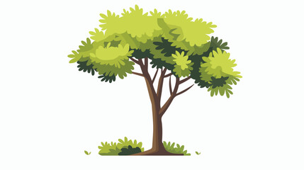Tree vector for website symbol icon presentation Flat