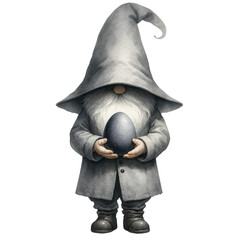 Gray gnome, Gnome with easter egg